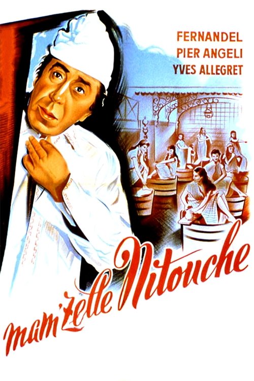 Movie poster for Mademoiselle Nitouche (1954)