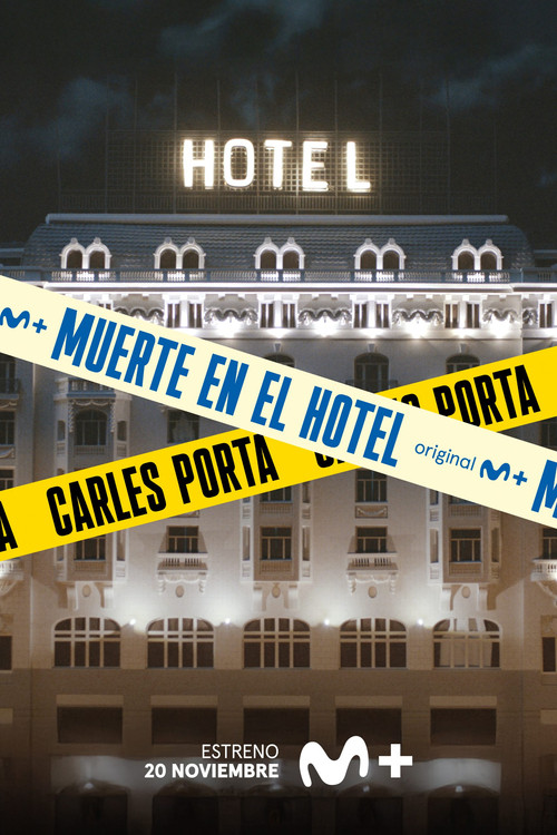 Series poster for Muerte en el hotel (2025)