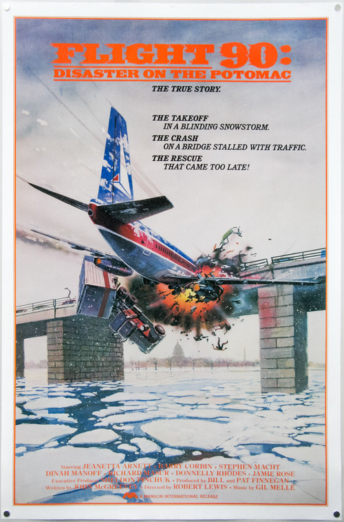 Movie poster for Flight 90: Disaster on the Potomac (1984)