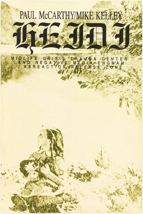 Movie poster for Heidi: Midlife Crisis Trauma Center and Negative Media-Engram Abreaction Release Zone (1992)
