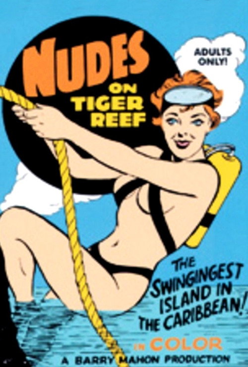 Movie poster for Nudes on Tiger Reef (1964)