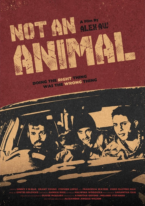 Movie poster for Not An Animal