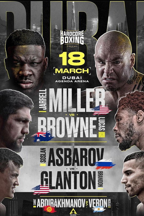 Movie poster for Jarrell Miller vs. Lucas Browne (2023)