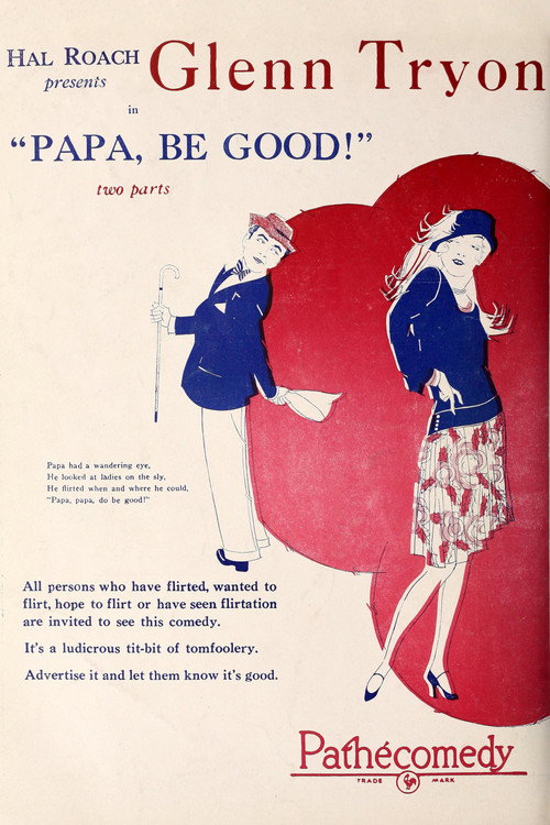 Movie poster for Papa Be Good! (1925)