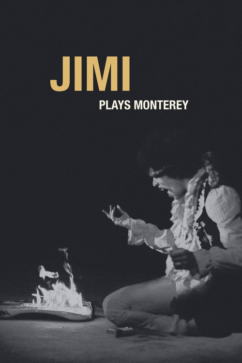 Movie poster for Jimi Plays Monterey (1987)