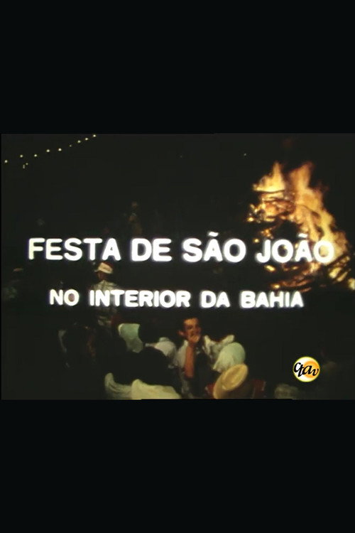 Movie poster for Festa de São João no Interior da Bahia (1977)