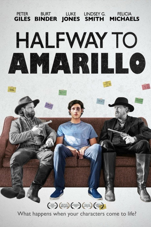 Movie poster for Halfway to Amarillo (2025)