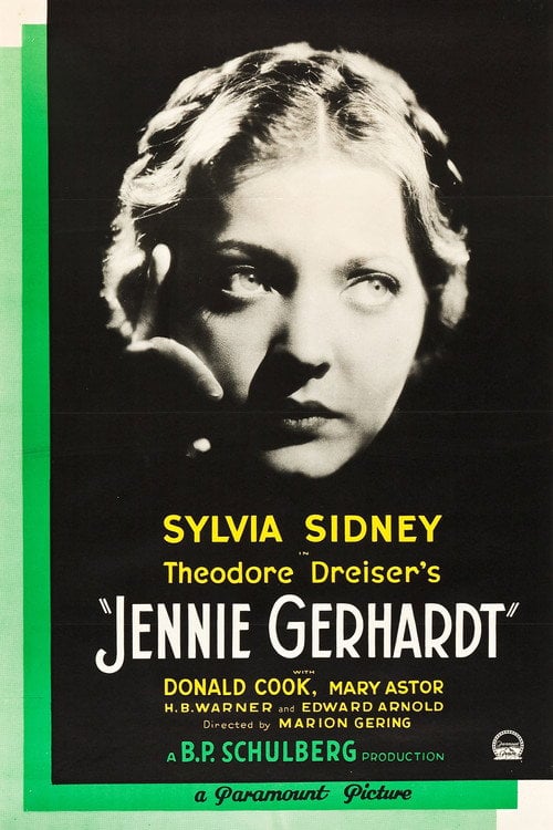 Movie poster for Jennie Gerhardt (1933)