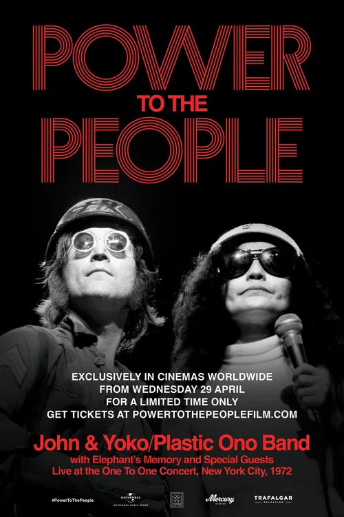 Movie poster for Power to the People: John & Yoko Live in NYC (2026)