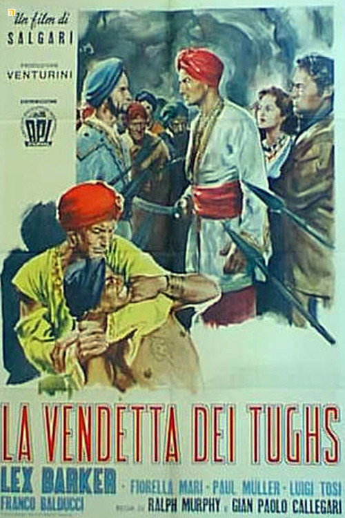Movie poster for Black Devils of Kali (1954)