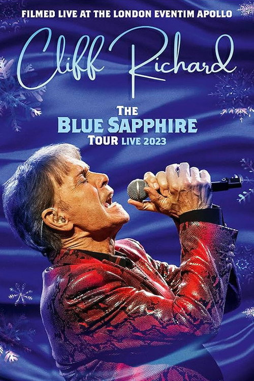 Movie poster for Cliff Richard: The Blue Sapphire Tour 2023 (2023)