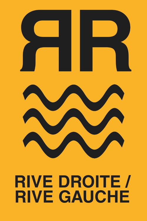 Rive droite / Rive gauche poster