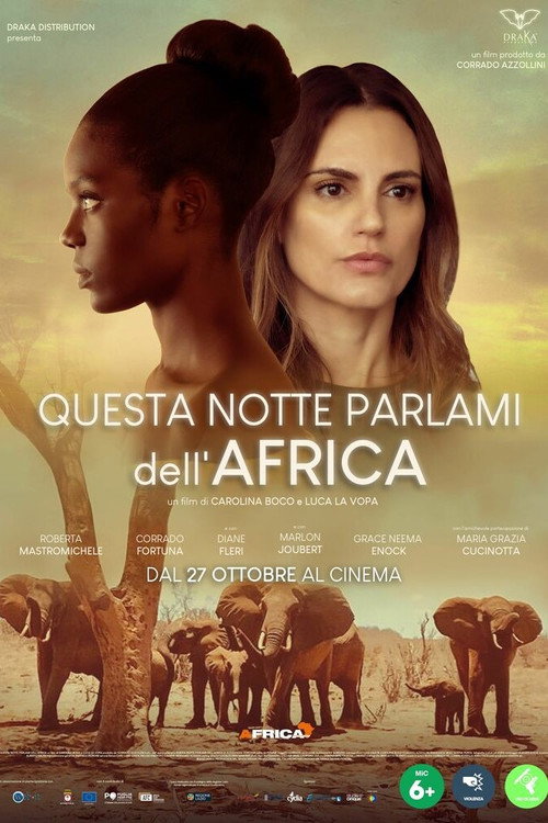 Movie poster for Questa notte parlami dell'Africa (2022)