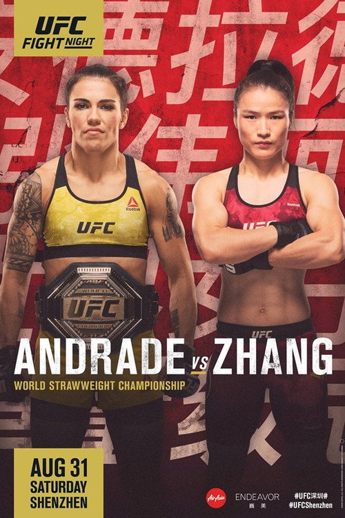 Movie poster for UFC Fight Night 157: Andrade vs. Zhang (2019)