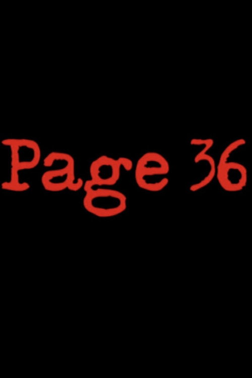 Movie poster for Page 36 (2010)