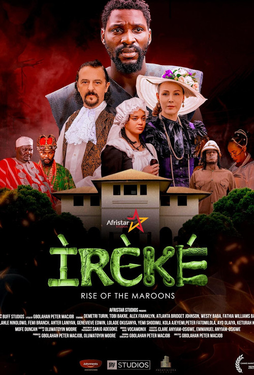Movie poster for Ireke: Rise of the Maroons (2025)