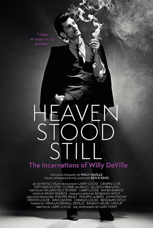 Movie poster for Heaven Stood Still: The Incarnations of Willy DeVille (2024)