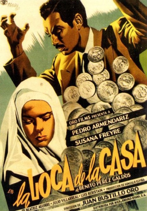 Movie poster for La loca de la casa (1950)