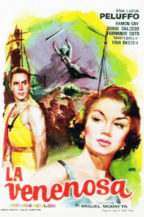 Movie poster for La venenosa (1958)
