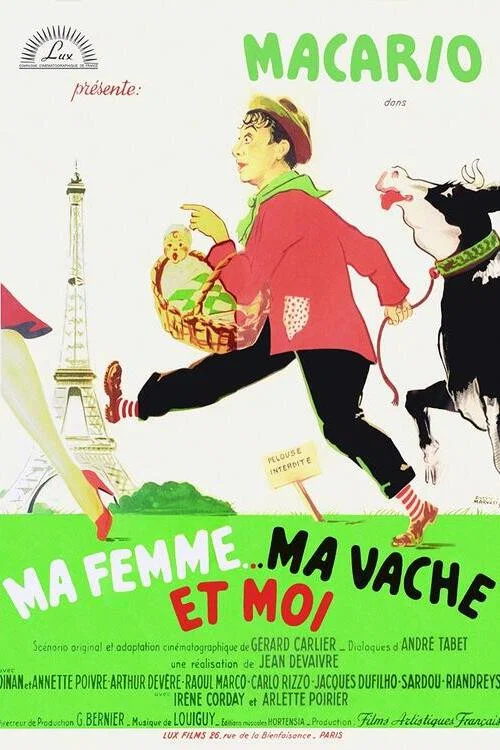 Movie poster for Ma femme, ma vache et moi (1952)