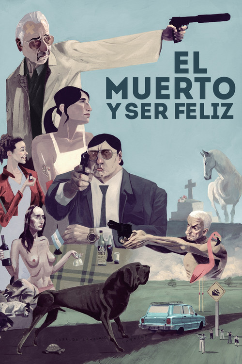 Movie poster for The Dead Man and Being Happy (2013)