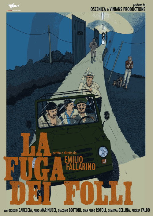 Movie poster for La fuga dei folli (2024)