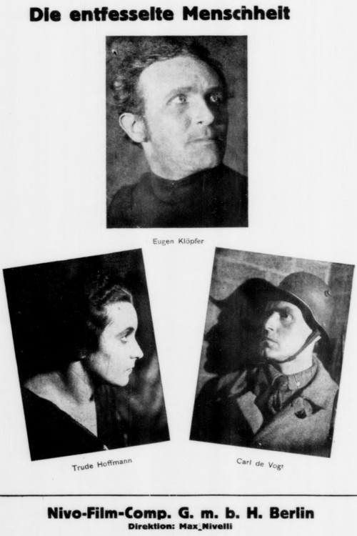 Movie poster for Humanity Unleashed (1920)