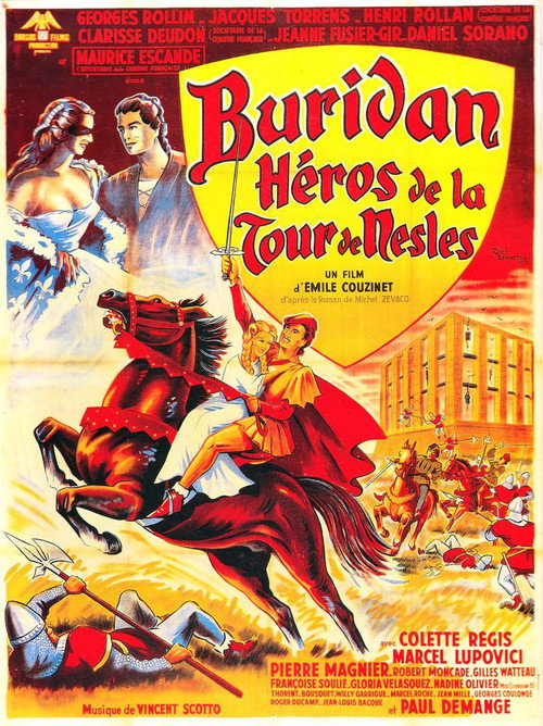 Movie poster for Buridan, hero of the tower of Nesle (1952)