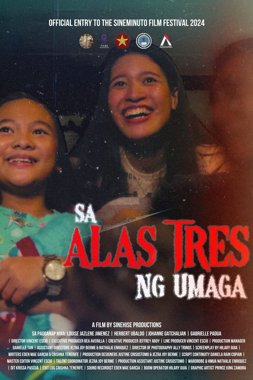 Movie poster for Sa Alas Tres ng Umaga