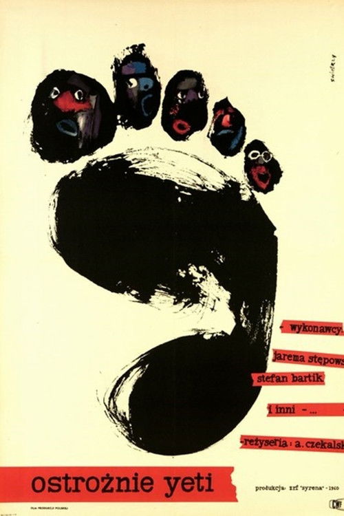 Movie poster for Ostrożnie yeti (1961)