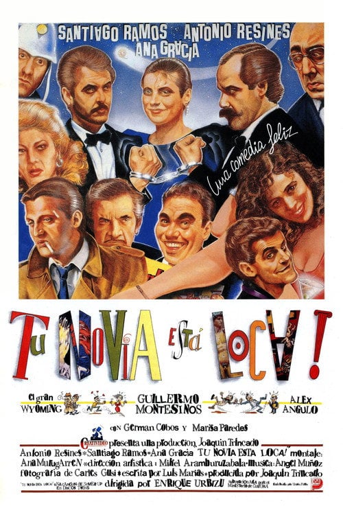 Movie poster for Tu novia está loca (1988)