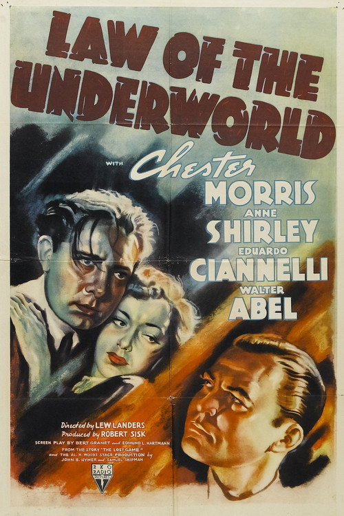 Movie poster for Law of the Underworld (1938)