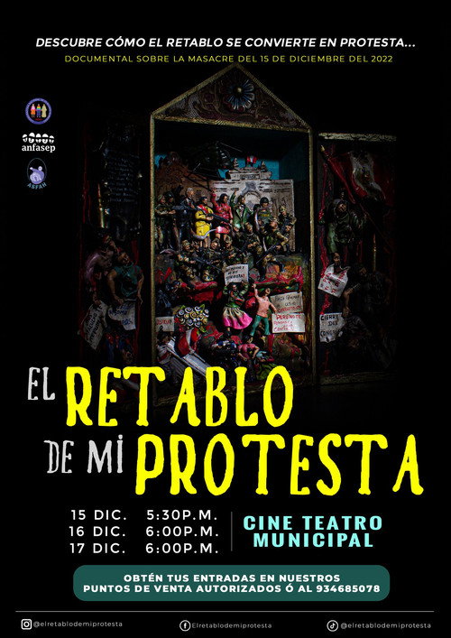 Movie poster for El retablo de mi protesta (2024)