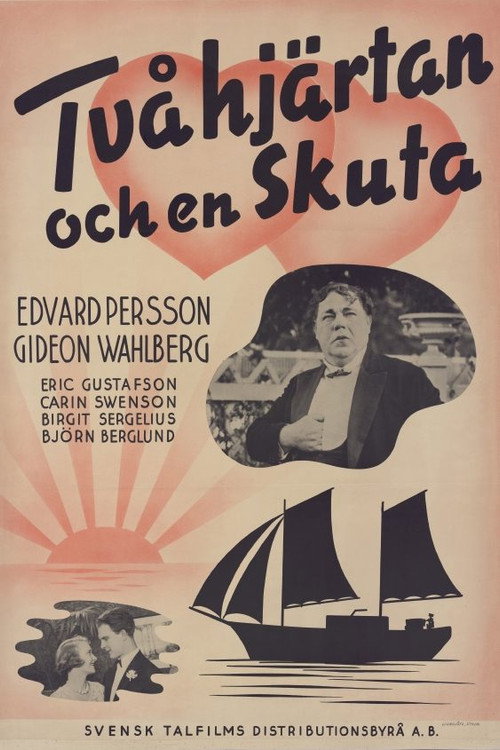 Movie poster for Två hjärtan och en skuta (1932)