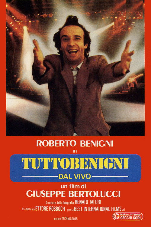Movie poster for Roberto Benigni: TuttoBenigni (1983)