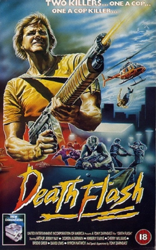 Movie poster for Death Flash (1986)