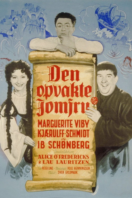 Movie poster for Den opvakte jomfru (1950)