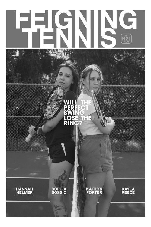 Movie poster for Feigning Tennis (2026)