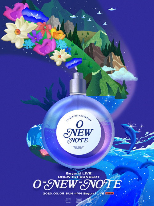 Movie poster for ONEW 1st CONCERT "O-NEW-NOTE" (2023)