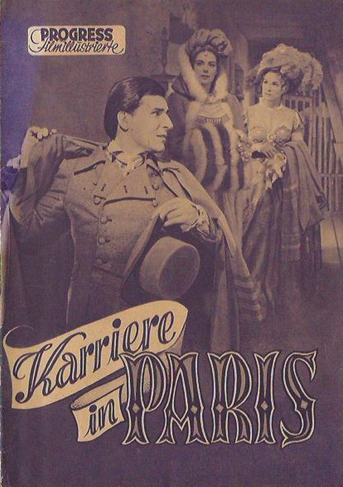 Movie poster for Karriere in Paris (1952)