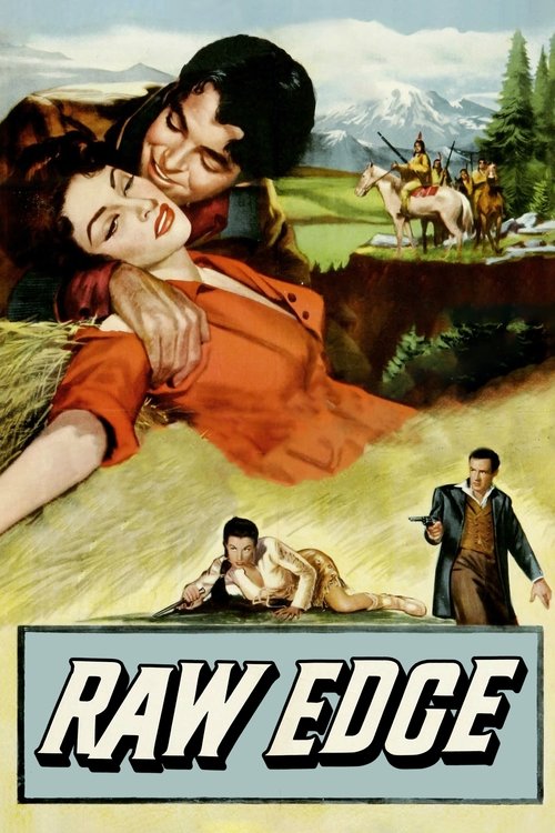 Movie poster for Raw Edge (1956)
