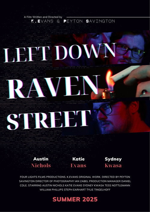 Movie poster for Left Down Raven Street (2025)