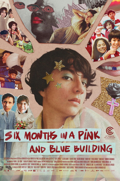 Movie poster for Six Months in a Pink and Blue Building (2026)