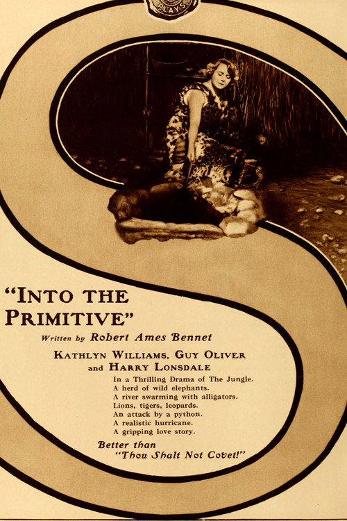 Movie poster for Into the Primitive (1916)