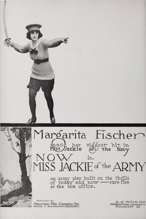 Movie poster for Miss Jackie of the Army (1917)