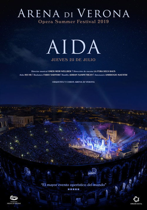 Movie poster for Aida. Arena di Verona (2019)