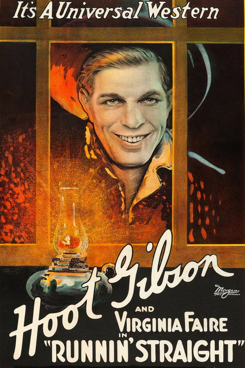 Movie poster for Runnin' Straight (1920)