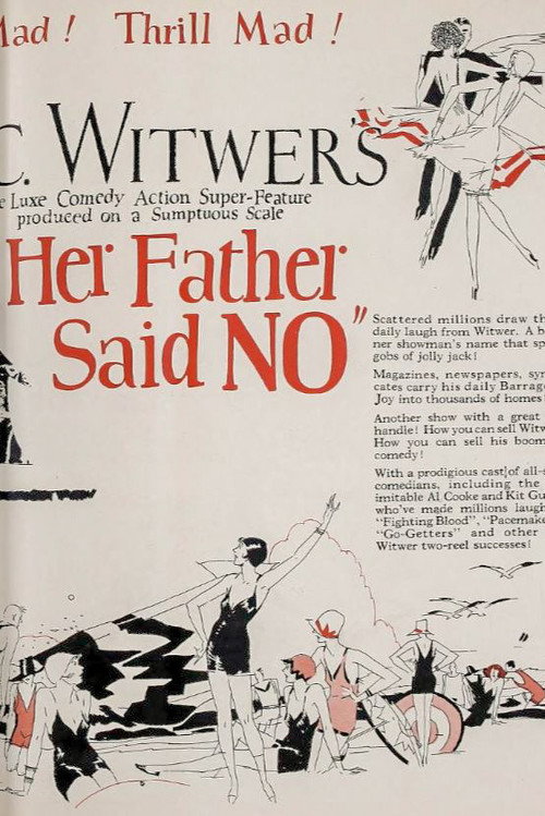 Movie poster for Her Father Said No (1927)