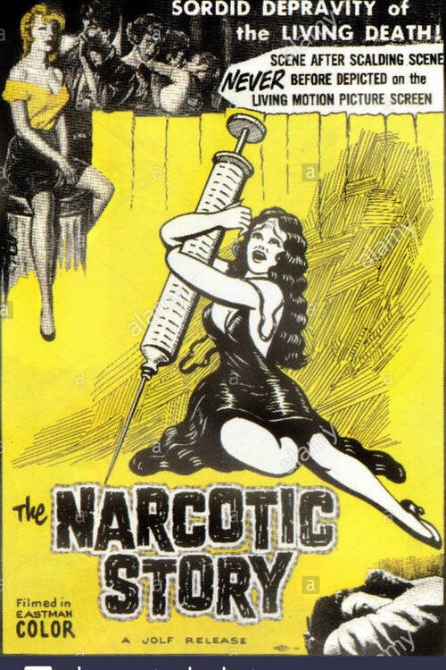 Movie poster for The Narcotics Story (1958)