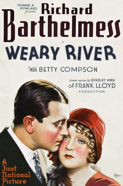 Movie poster for Weary River (1929)